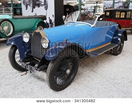 Mulhouse, France On August 2018: Bugatti Torpedo Type 30 Produced In 1925 On Exhibition In Museum In