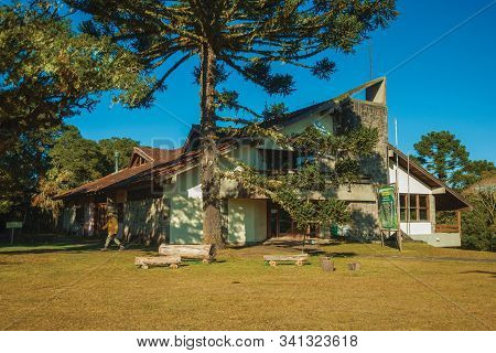 Cambara Do Sul, Brazil - July 16, 2019. Aparados Da Serra National Park Visitor Center, Near The Ita