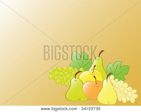 foodstuff de fruta. vector