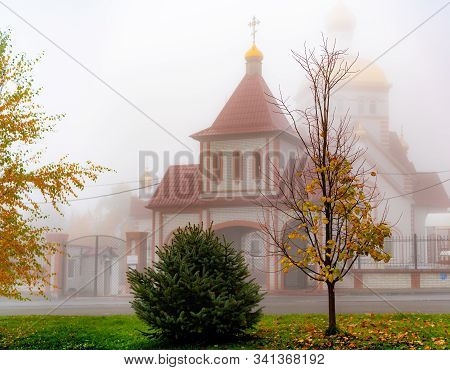 Church Of All Russian Saints On The Embankment Of Volgograd