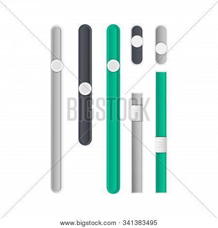 Ui Slider Button Set Vector