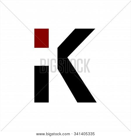 Ik, Ki, Ic Initials Geometric Letter Company Logo And Icon