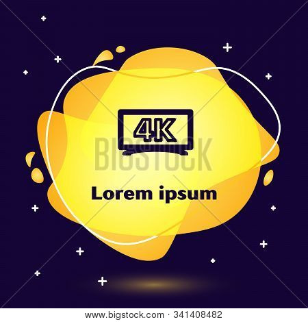 Black Line Screen Tv Vector Photo Free Trial Bigstock