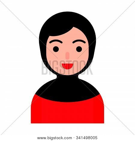 Muslim Avatar Vector Illustration, Muslim People Flat Icon