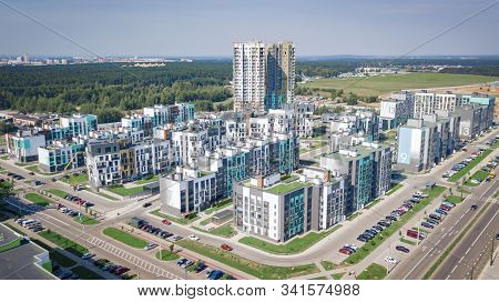 Modern And Comfortable Residential Quarter Novaya Borovaya In Minsk. Residential Microdistrict.