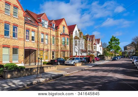 Streets Of West Ealing District, London, Uk