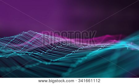 Business Inteligence Technology Background. Binary Code Algorithms Deep Learning. Virtual Reality An
