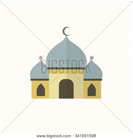 Mosque Icon Isolated On White Background, Mosque Icon Vector Image, Mosque Icon Trendy And Modern Mo