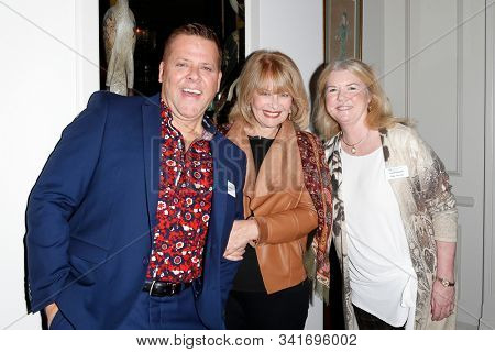 WEST HOLLYWOOD - DEC 3: Chester McCurry, Ilene Graff, Meg Thomas at a luncheon at a private residence on Dec 3, 2019 in West Hollywood, California