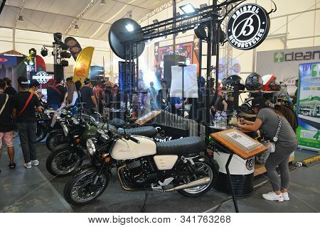 Pasig, Ph - Sept. 29: Bristol Motorcycle Booth At Philippine Moto Heritage Weekend On September 29, 