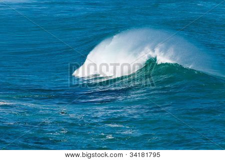 Acqua turbolenta di rottura spray e ocean wave