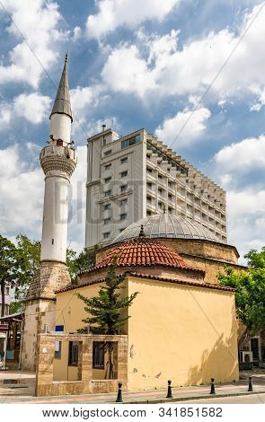 View Of An Ancient Mosque In Antalya, Turkey