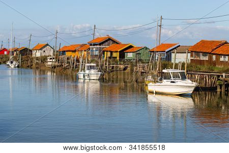La Tremblade village, Oyster farming in Charente Maritime, France