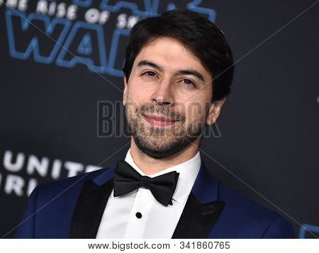 LOS ANGELES - DEC 16:  Sebastian Zuleta arrives for the ÃStar Wars: The Rise of SkywalkerÃ Premiere on December 16, 2019 in Hollywood, CA                