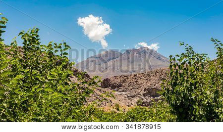 The View Of Taftan Volcano In Iran