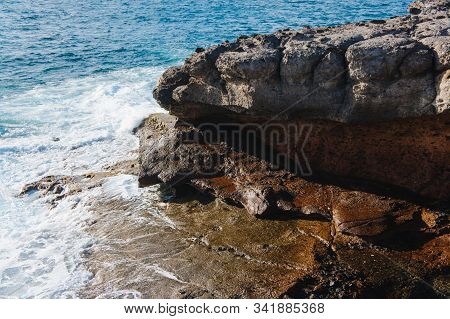 Adeje El Puertito. Tenerife. Spain. The Bay In The South Of Tenerife