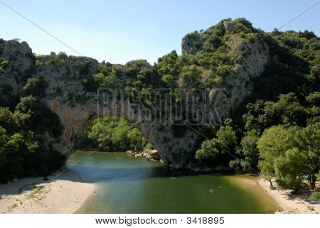 Pont D'Arc (Arch bro) i Frankrig