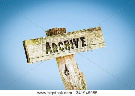 Street Sign The Direction Way To Archive