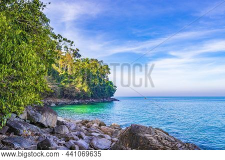 Landscape Panorama Lamru Nationalpark In Khao Lak Phang-nga Thailand.
