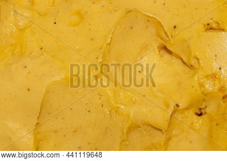 Bee Honey Mixed With Propolis.natural Bee Honey Top View.