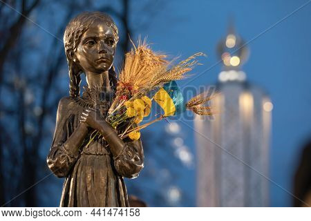 Memorial To Famine-genocide Victims In Kyiv, Ukraine