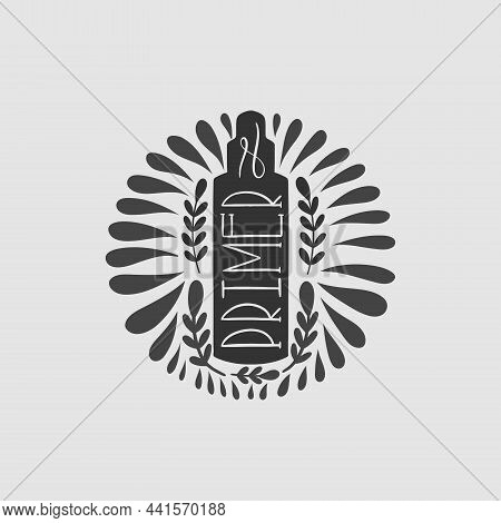 Shape Logo Design.hand Drawn Graphic Abstract.element Isolated In White Background.