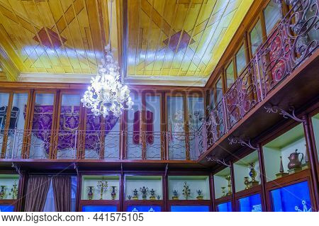 Jerusalem, Israel - November 20, 2021: View Of The Reception Hall, In The Monastery Of Saint Saviour