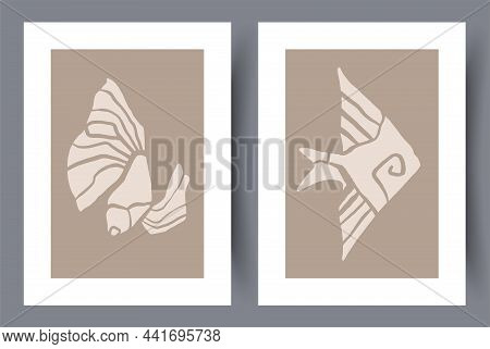 Printable Wall Art Vector Poster Set Vector.