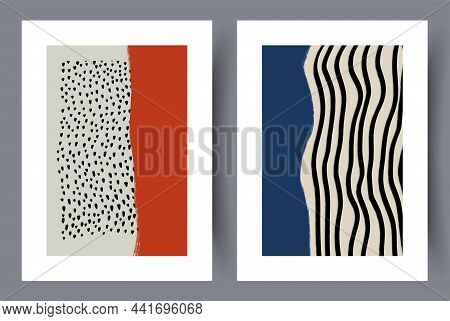 Printable Wall Art Vector Poster Set.