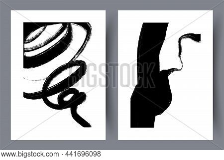 Printable Wall Art Vector Poster Set.