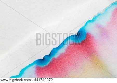 Aesthetic abstract chromatography background in colorful tone