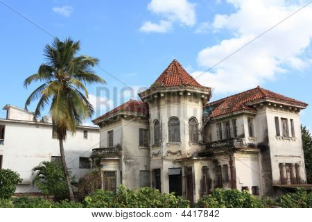 Oude verlaten huis In Havana