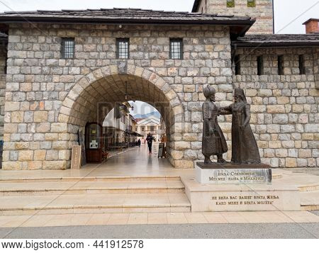 Visegrad, Bosnia And Herzegovina - October 24, 2020: Andricgrad Or Kamengrad, An Ethno Village In Vi