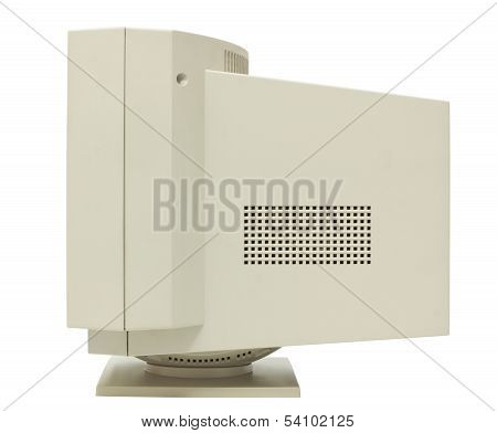 Crt Monitor Side View