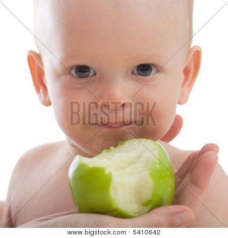 แอปเปิ้ลเขียวให้แม่กับลูกชายของเธอ