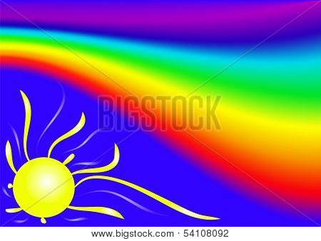 Sun And  Rainbow.