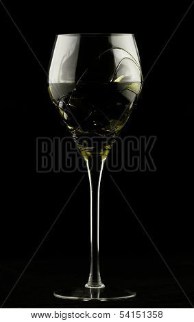 Wine Glass With Yellow Potion