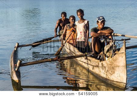 Canoe At Sunrise