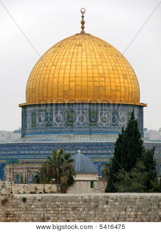 Gerusalemme - la cupola della moschea della roccia