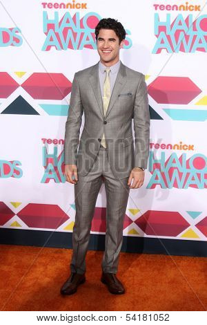 LOS ANGELES - NOV 17:  Darren Criss at the TeenNick Halo Awards at Hollywood Palladium on November 17, 2013 in Los Angeles, CA