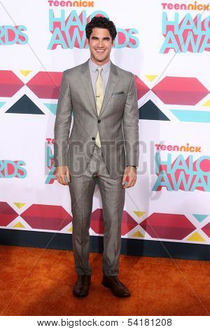 LOS ANGELES - NOV 17:  Darren Criss at the TeenNick Halo Awards at Hollywood Palladium on November 17, 2013 in Los Angeles, CA