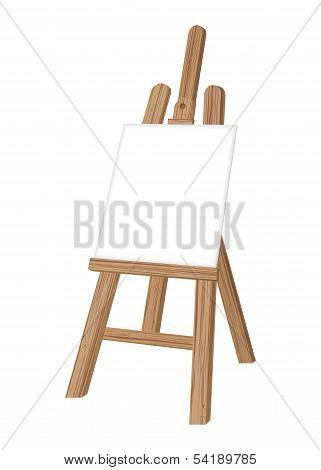 Wooden easel