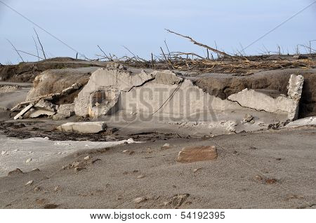 House Damaged by Natural Disaster