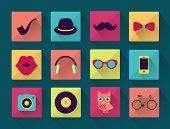 Vector Flat Long Shadowed