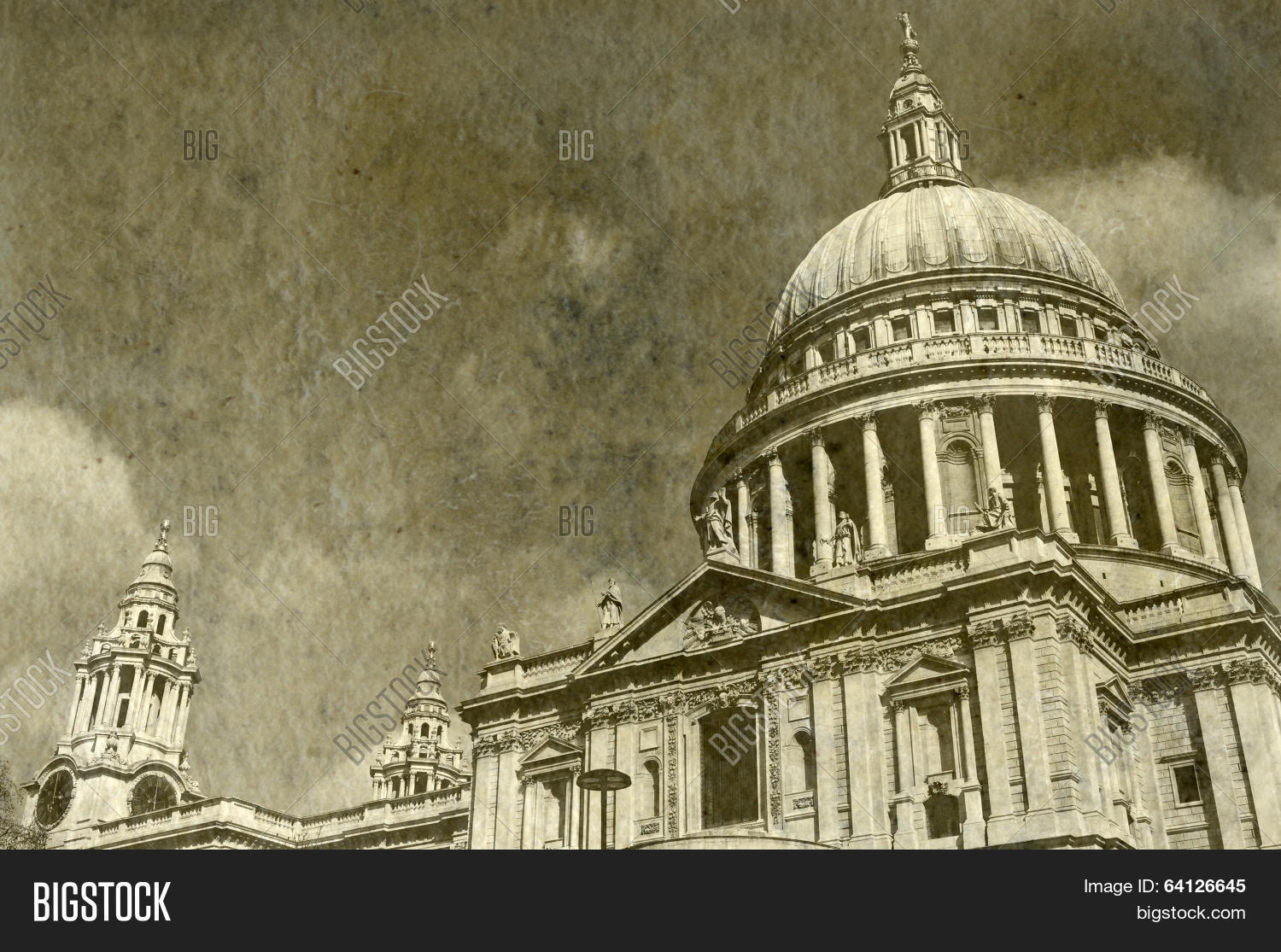 Vintage St Paul S Image Photo Free Trial Bigstock