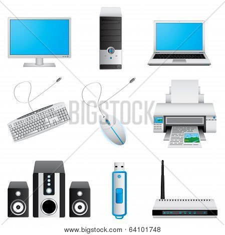 Computer icon set