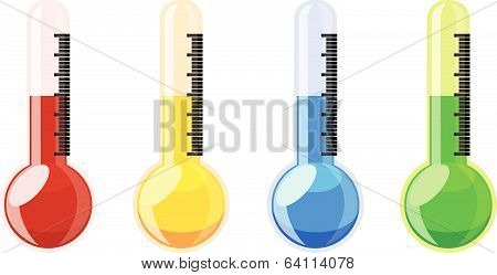 Colorful Thermometer Set