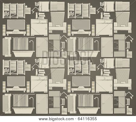 Background for apartment