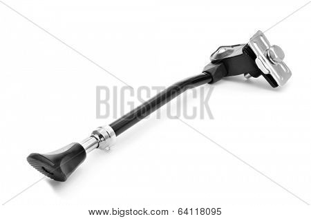 a bicycle side kickstand on a white background