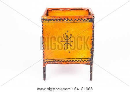 Moroccan Lantern isolated on white background